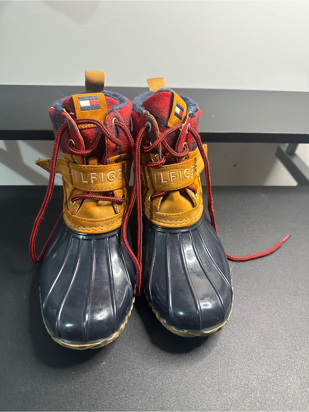 Tommy Hilfiger Vintage Duck Boots Rain Boots Size 6
